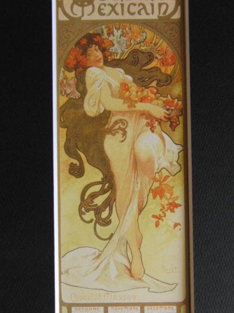 アルフォンス・ミュシャ、〈ショコラ・マッソン〉：1897年のカレンダー