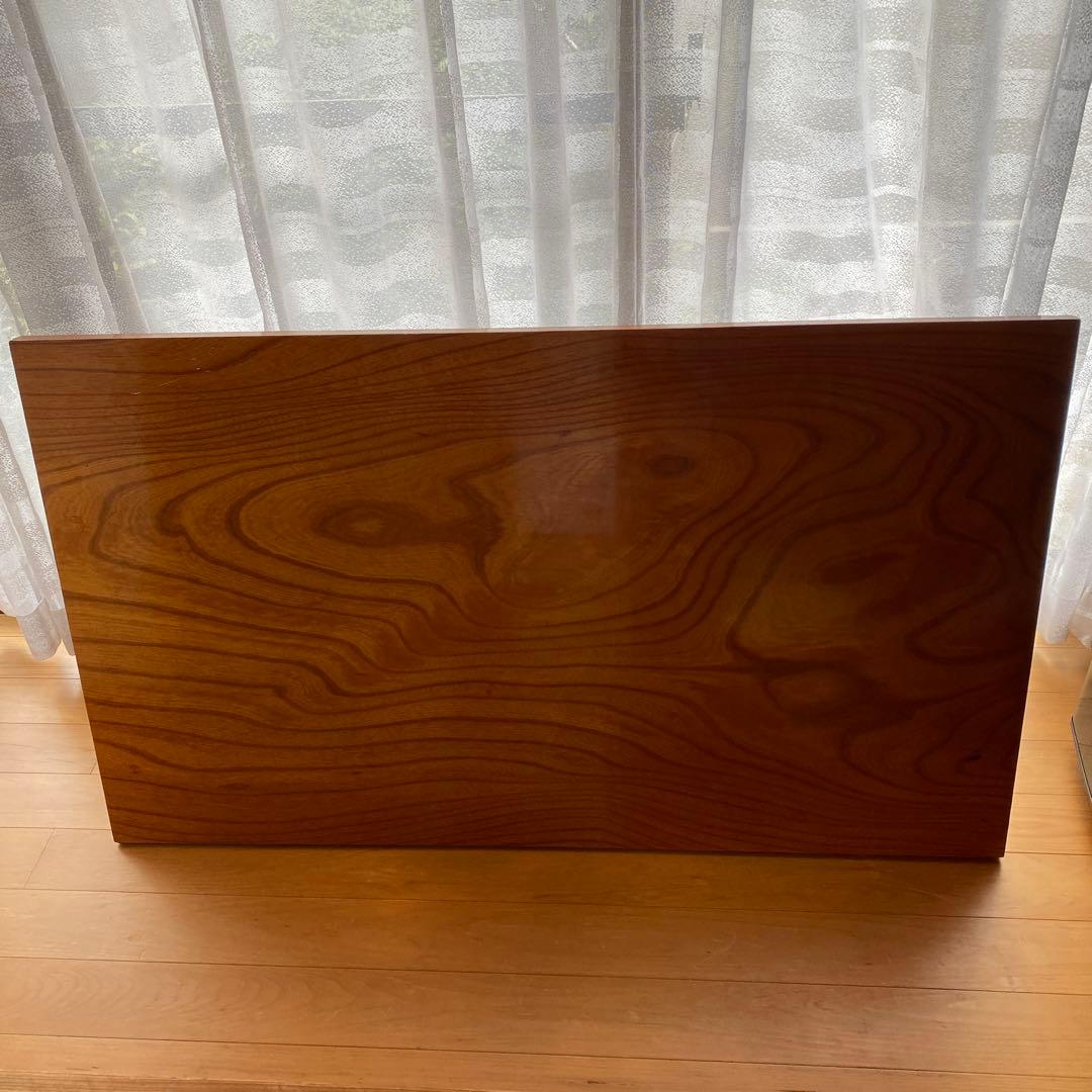 和室　ローテーブル　木目調 大きめ 木製座卓　　古家具　約７４✖️１２８✖️３２㎝