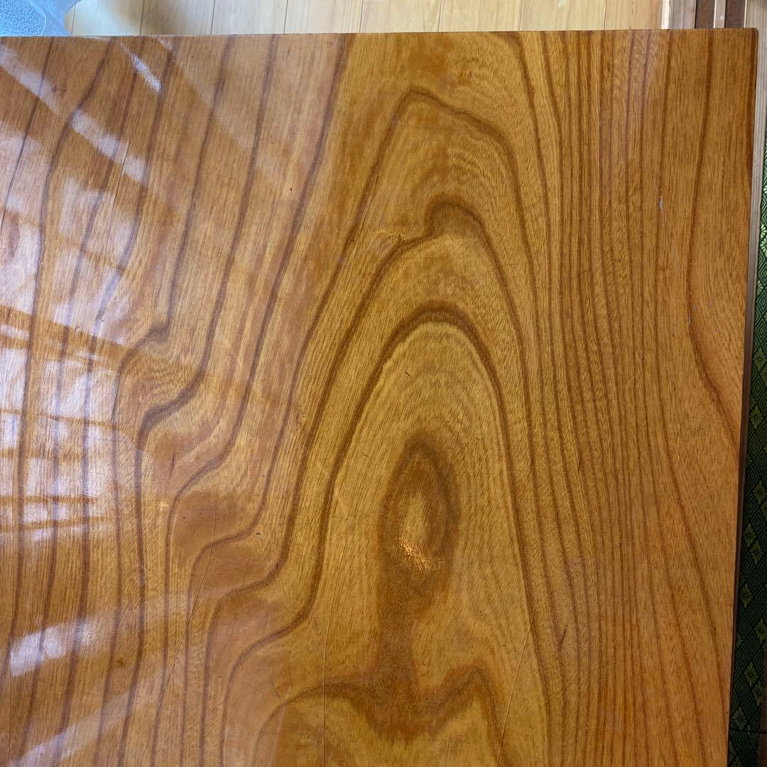 和室　ローテーブル　木目調 大きめ 木製座卓　　古家具　約７４✖️１２８✖️３２㎝