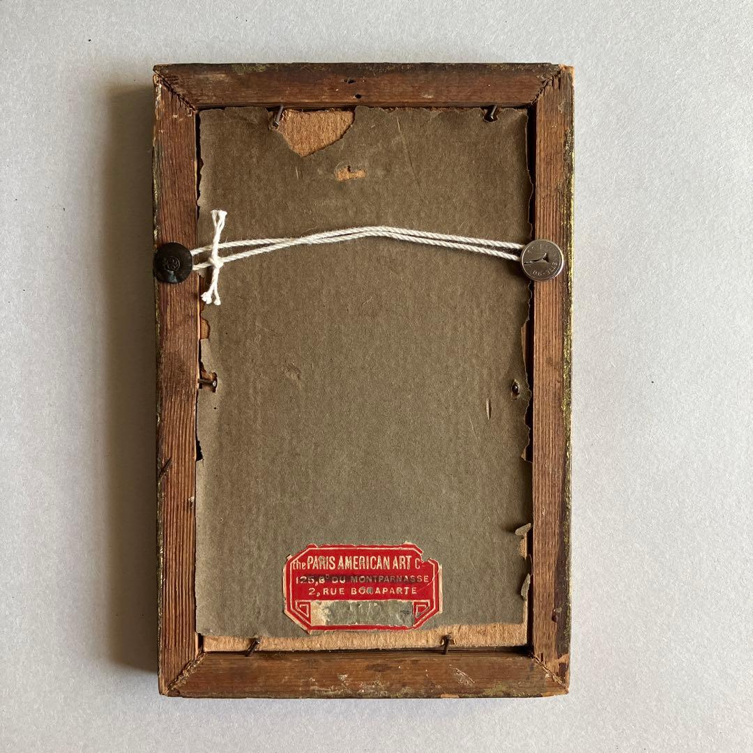 フランス アンティーク 銅版画 額縁 額装 フレーム