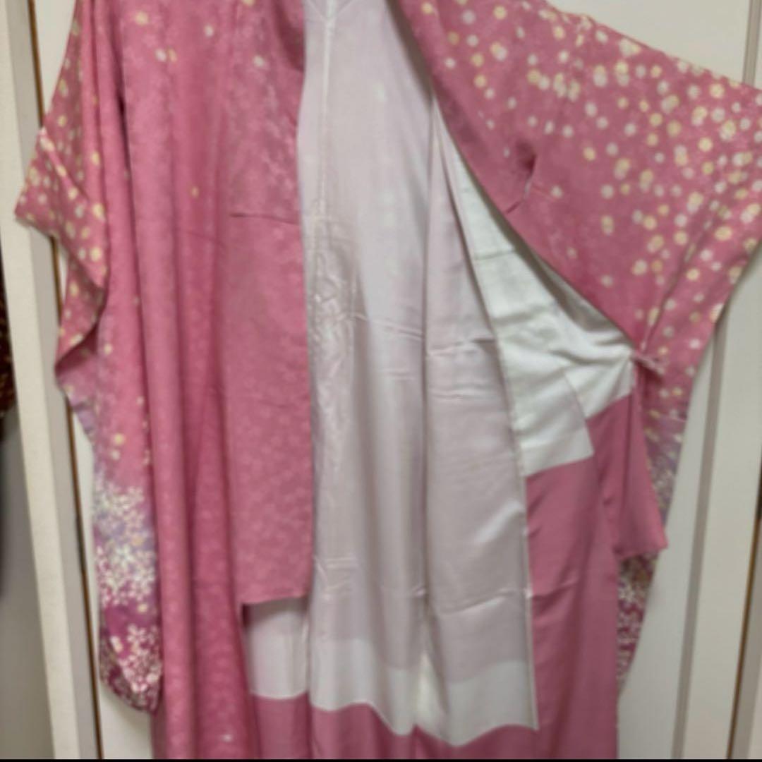 ❤️振袖　着丈174cm 袖丈69cm M〜Ｌ 袋帯　6点フルセット　正絹