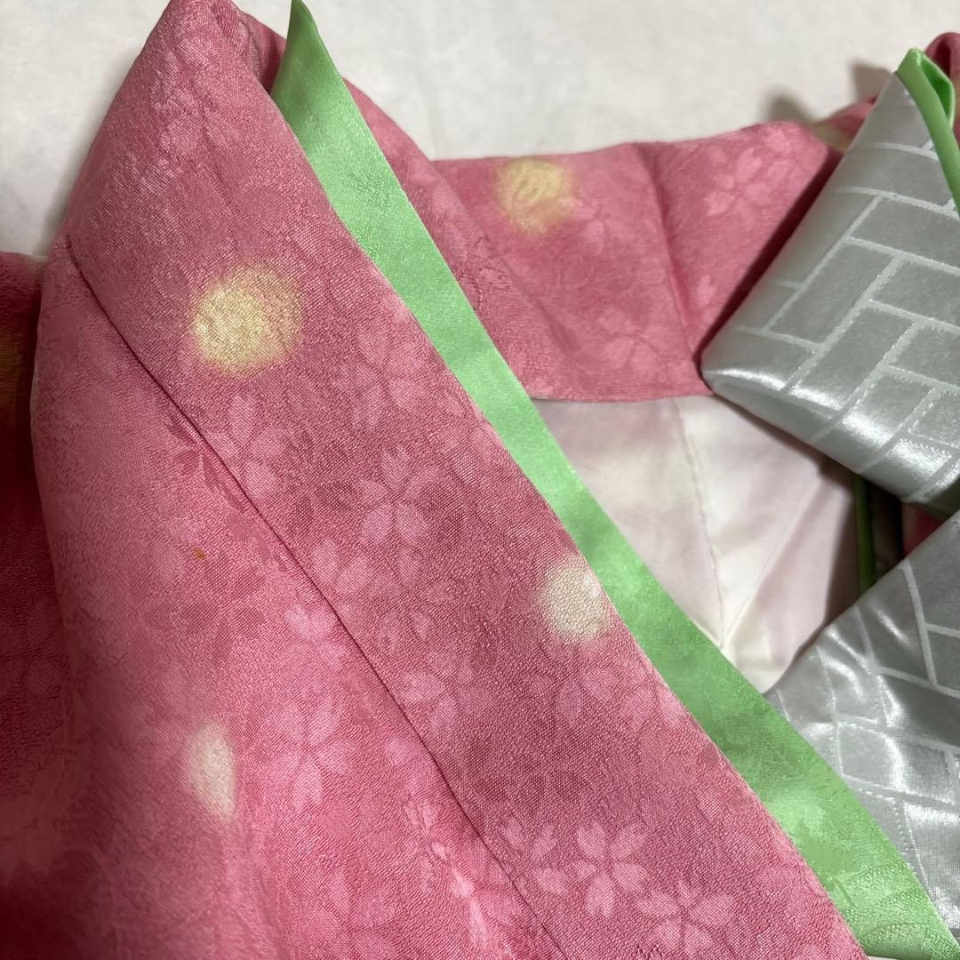 ❤️振袖　着丈174cm 袖丈69cm M〜Ｌ 袋帯　6点フルセット　正絹