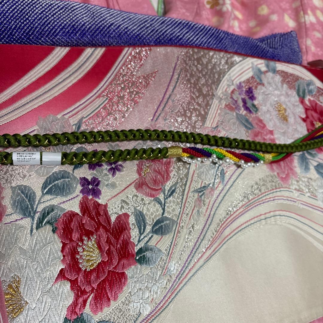 ❤️振袖　着丈174cm 袖丈69cm M〜Ｌ 袋帯　6点フルセット　正絹