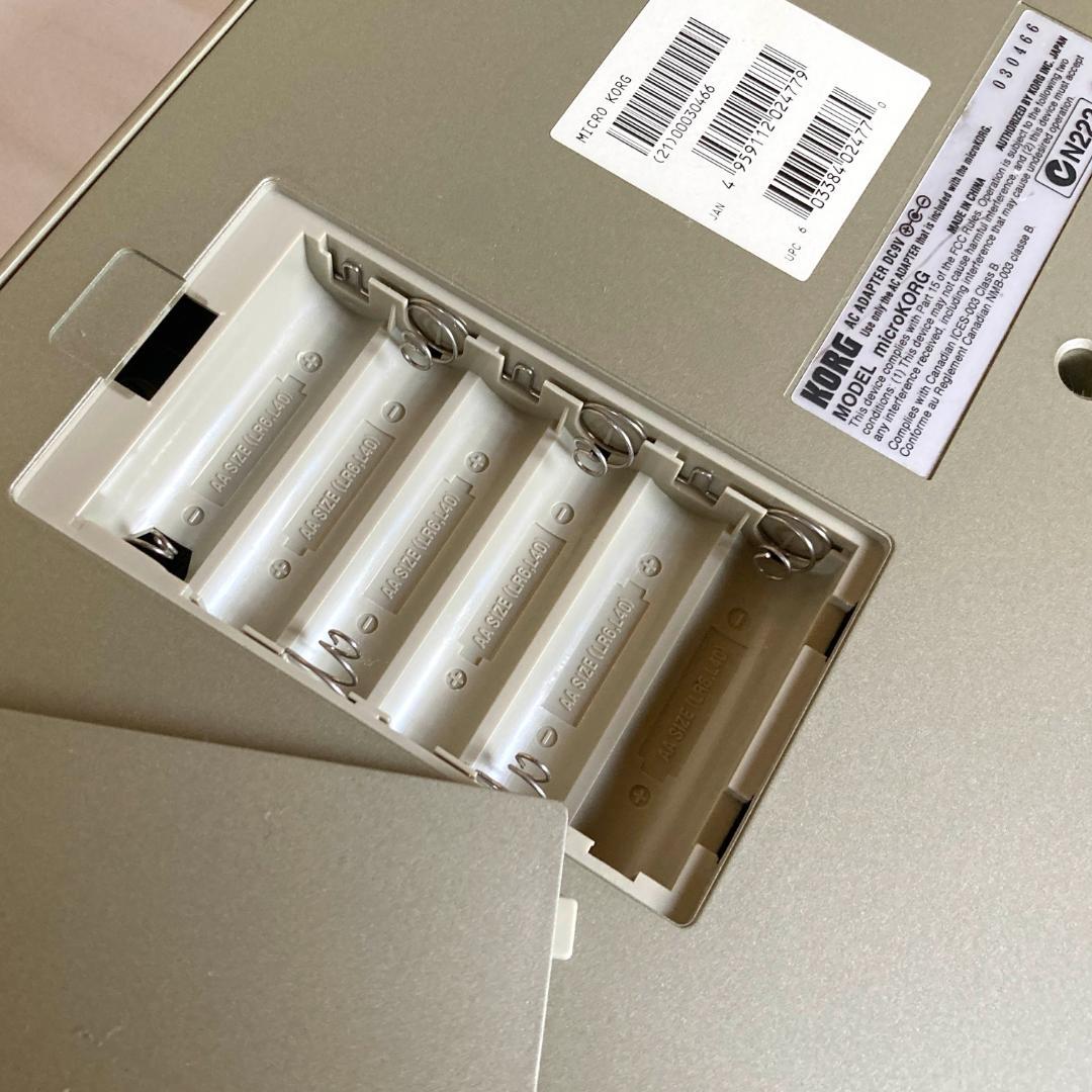 ※きんぴら　microKORG　純正アダプター・グースネックマイク付属