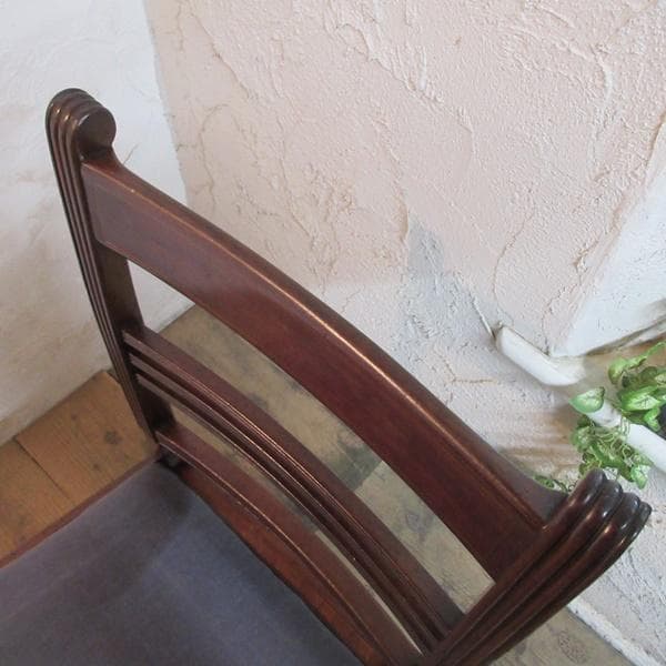 イギリス アンティーク 家具 ダイニングチェア マホガニー 英国 4187e