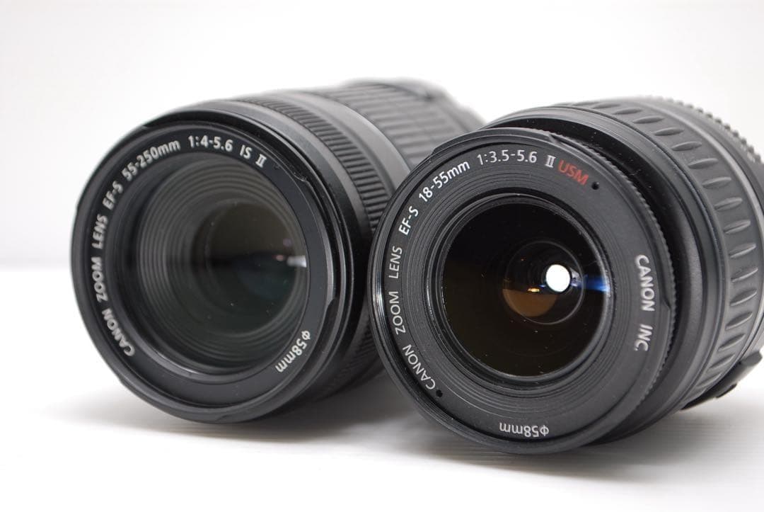 ❤️望遠レンズ付き❤️Canon kiss X7i ダブルレンズセット 美品
