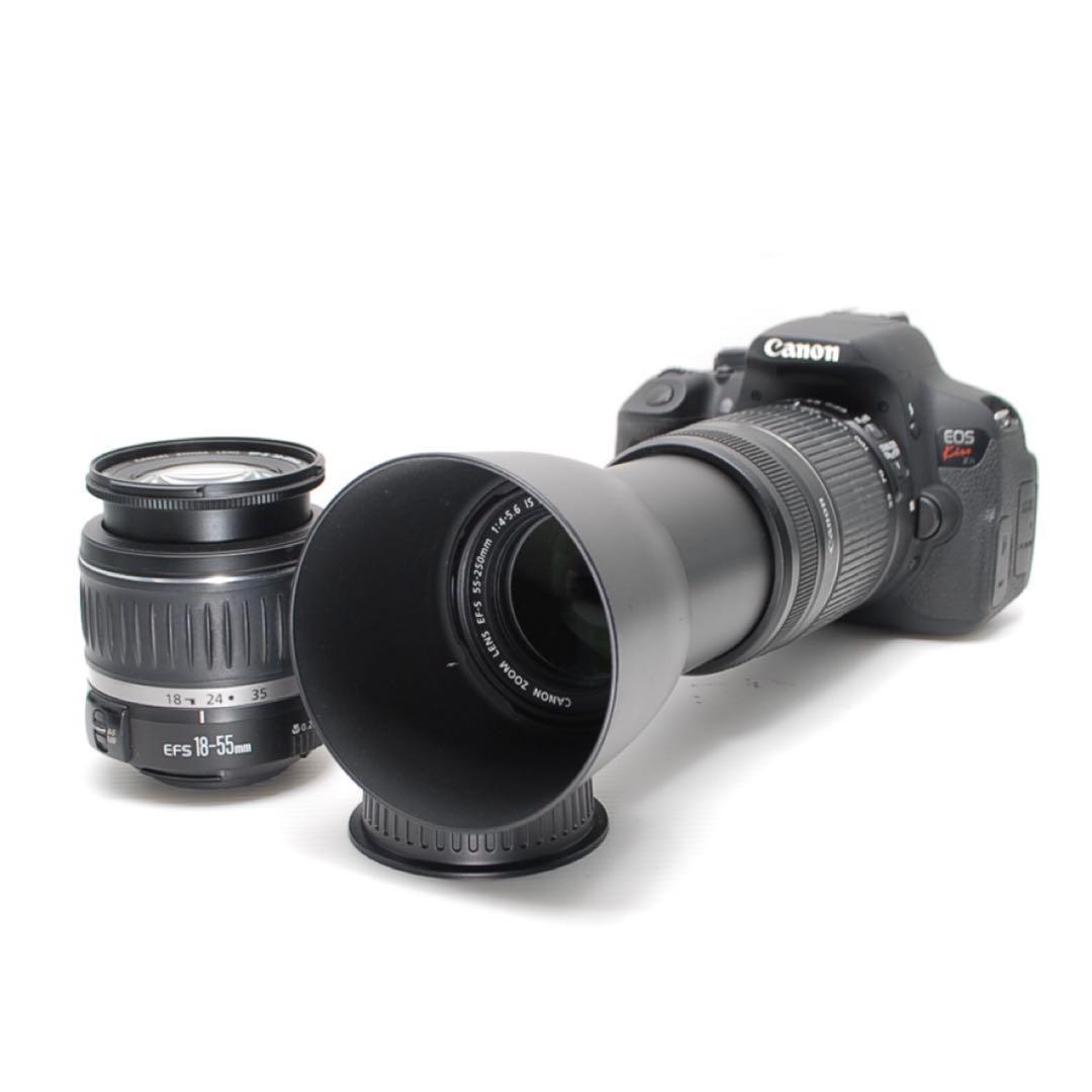 ❤️望遠レンズ付き❤️Canon kiss X7i ダブルレンズセット 美品