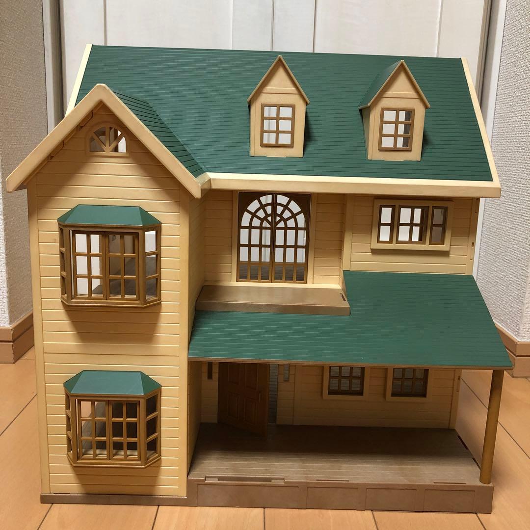 欠品なし！エポック社 ★シルバニアファミリー 緑の丘のすてきなお家　廃盤　希少