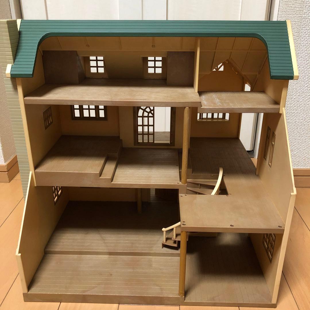 欠品なし！エポック社 ★シルバニアファミリー 緑の丘のすてきなお家　廃盤　希少