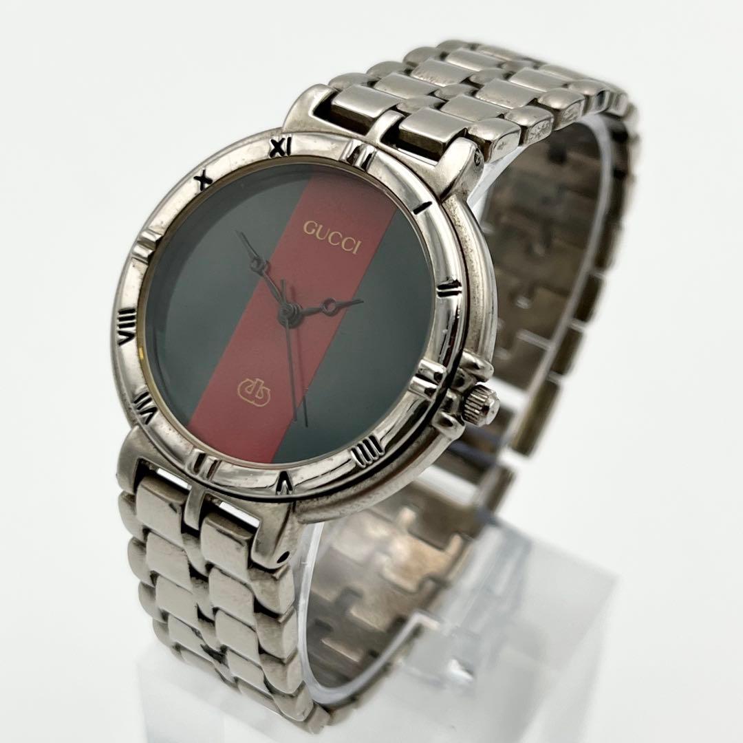グッチ シェリーライン ローマン シルバー メンズ 腕時計 ペアウォッチ