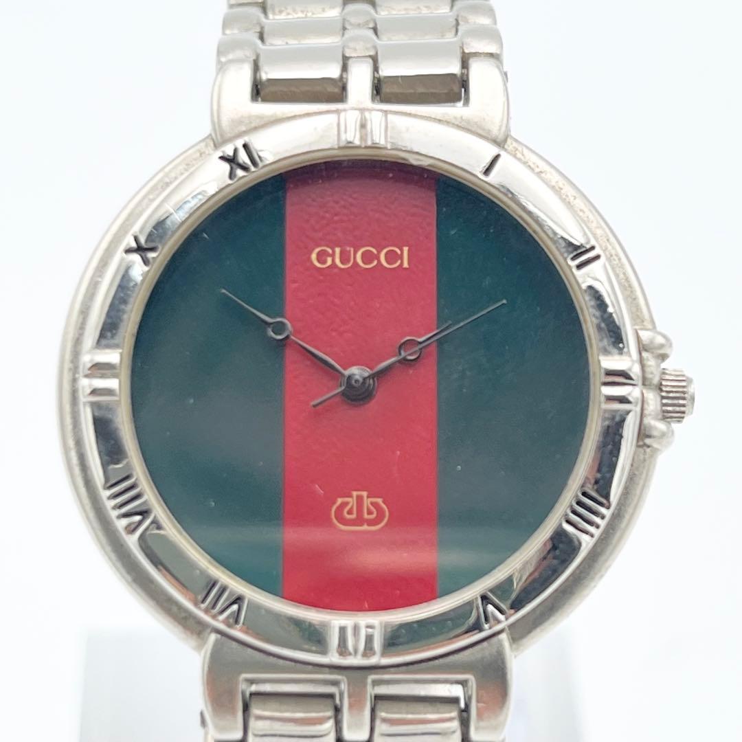 グッチ シェリーライン ローマン シルバー メンズ 腕時計 ペアウォッチ