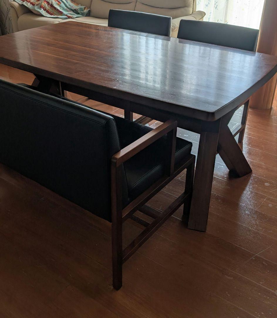 ダイニグテーブル　木製テーブル 150cm