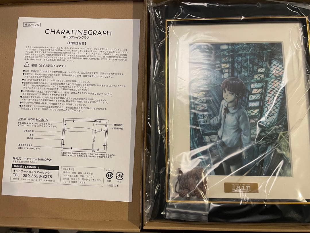 serial experiments lain スクラッチ　キャラファイングラフ