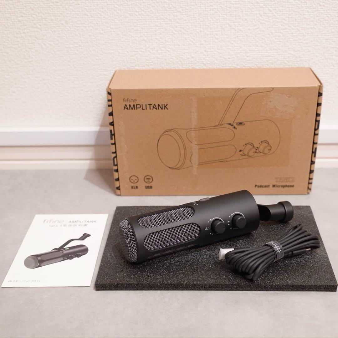 FIFINE Tank3 ダイナミックマイク USB/XLR接続可能