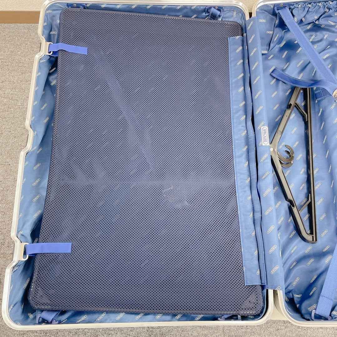 RIMOWA TOPAS 932.77 104L 青ロゴ アルミ スーツケース