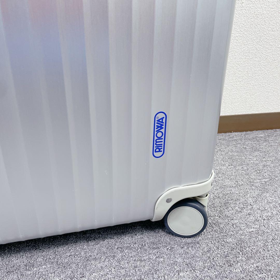 RIMOWA TOPAS 932.77 104L 青ロゴ アルミ スーツケース
