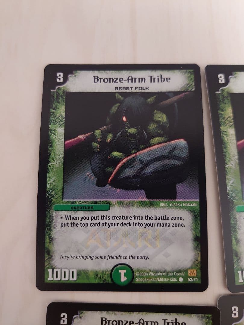 青銅の鎧 英語 海外 プロモ ホイル 4枚