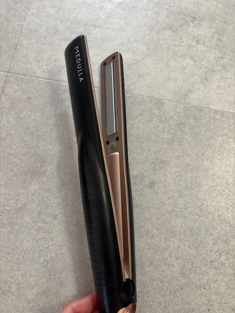 MEDULLA ヘアアイロン ブラック/ローズゴールド