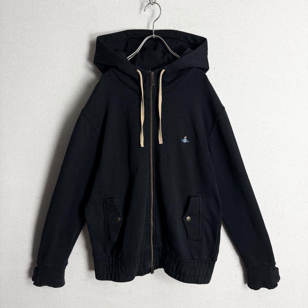 【大人気☆オーブ刺繍☆インポート】ヴィヴィアンウエストウッド フルジップパーカー