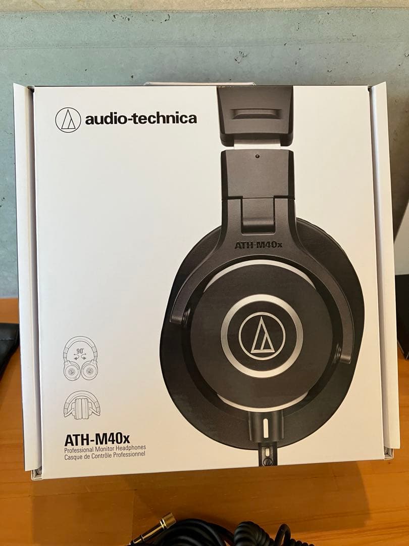 1年保証＆スタンド付 ATH-M40x オーディオテクニカ ヘッドホン