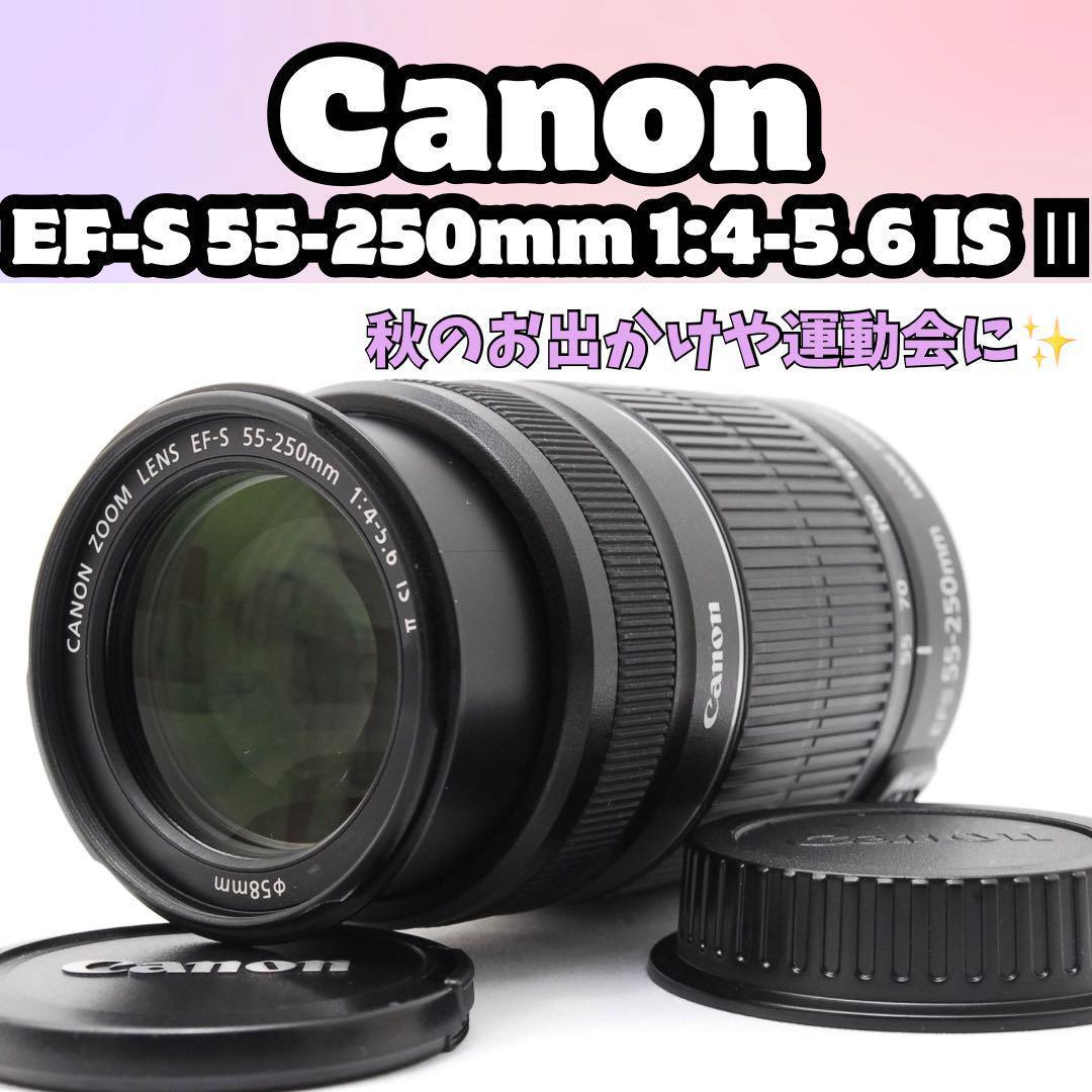 美品❤️Canon EF-S 55-250mm f/4-5.6 IS II 望遠