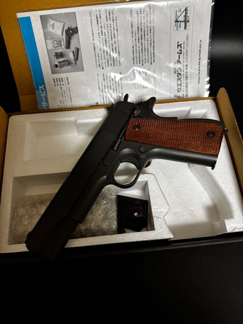 ウエスタンアームズ　1911A1 コルトガバメント　木製グリップ