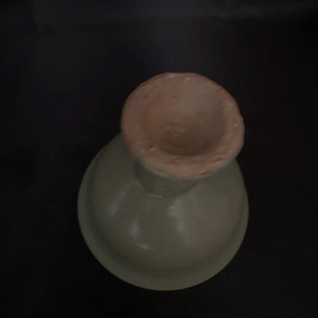 【昇龍洞】龍泉窯貼亀形紋馬上盃（明時代）