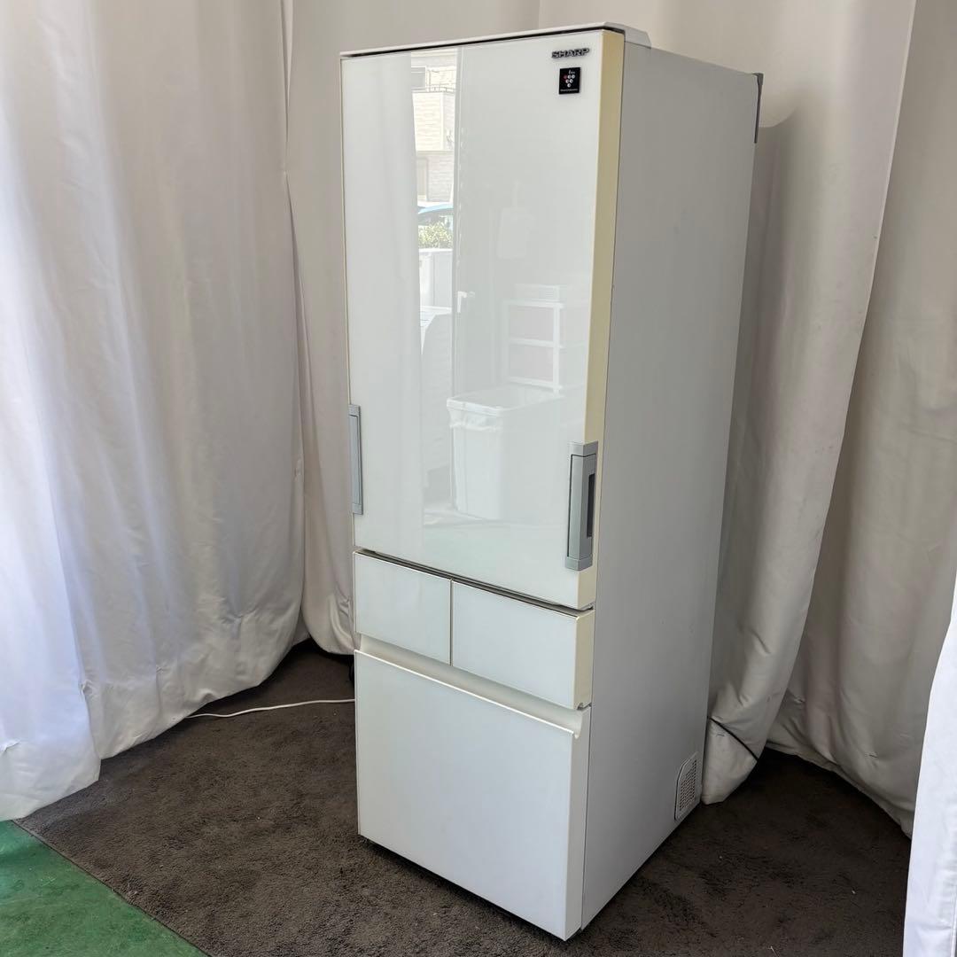 ⭕️設置無料⭕️　冷蔵庫　シャープ　大型　400ℓ級　両開ドア　中古　安い　綺麗