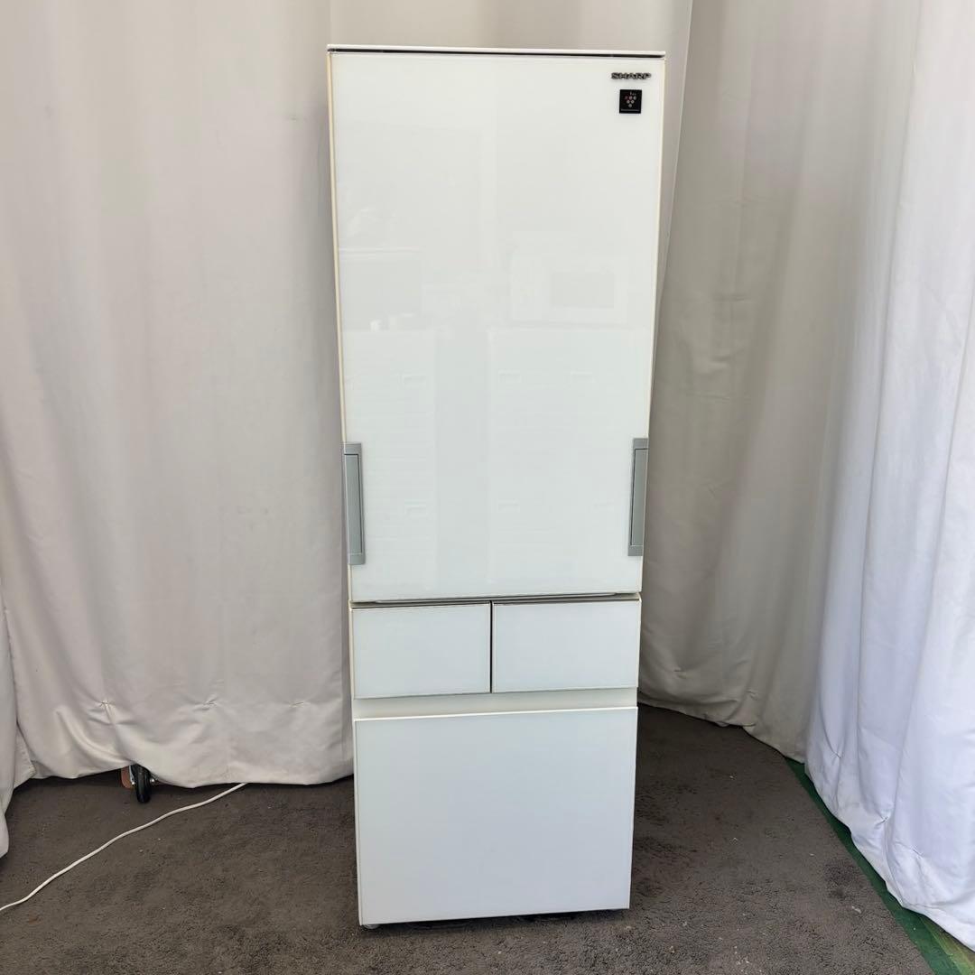 ⭕️設置無料⭕️　冷蔵庫　シャープ　大型　400ℓ級　両開ドア　中古　安い　綺麗