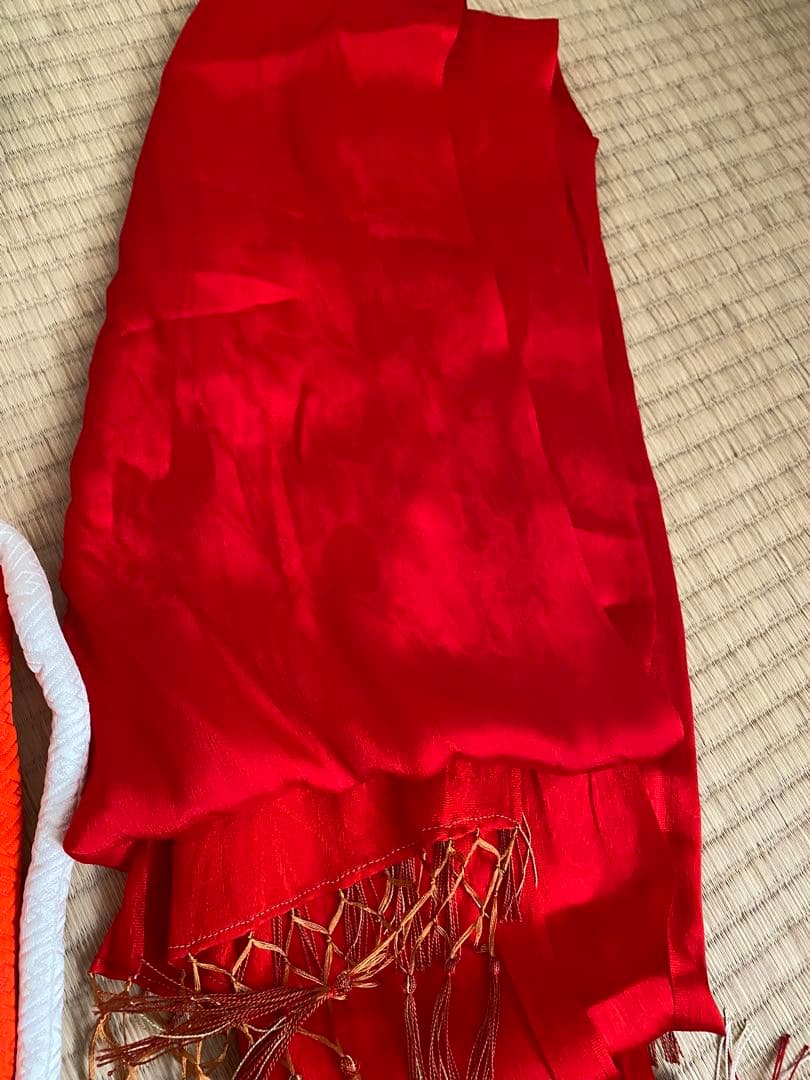 七五三用花柄着物と小物セット