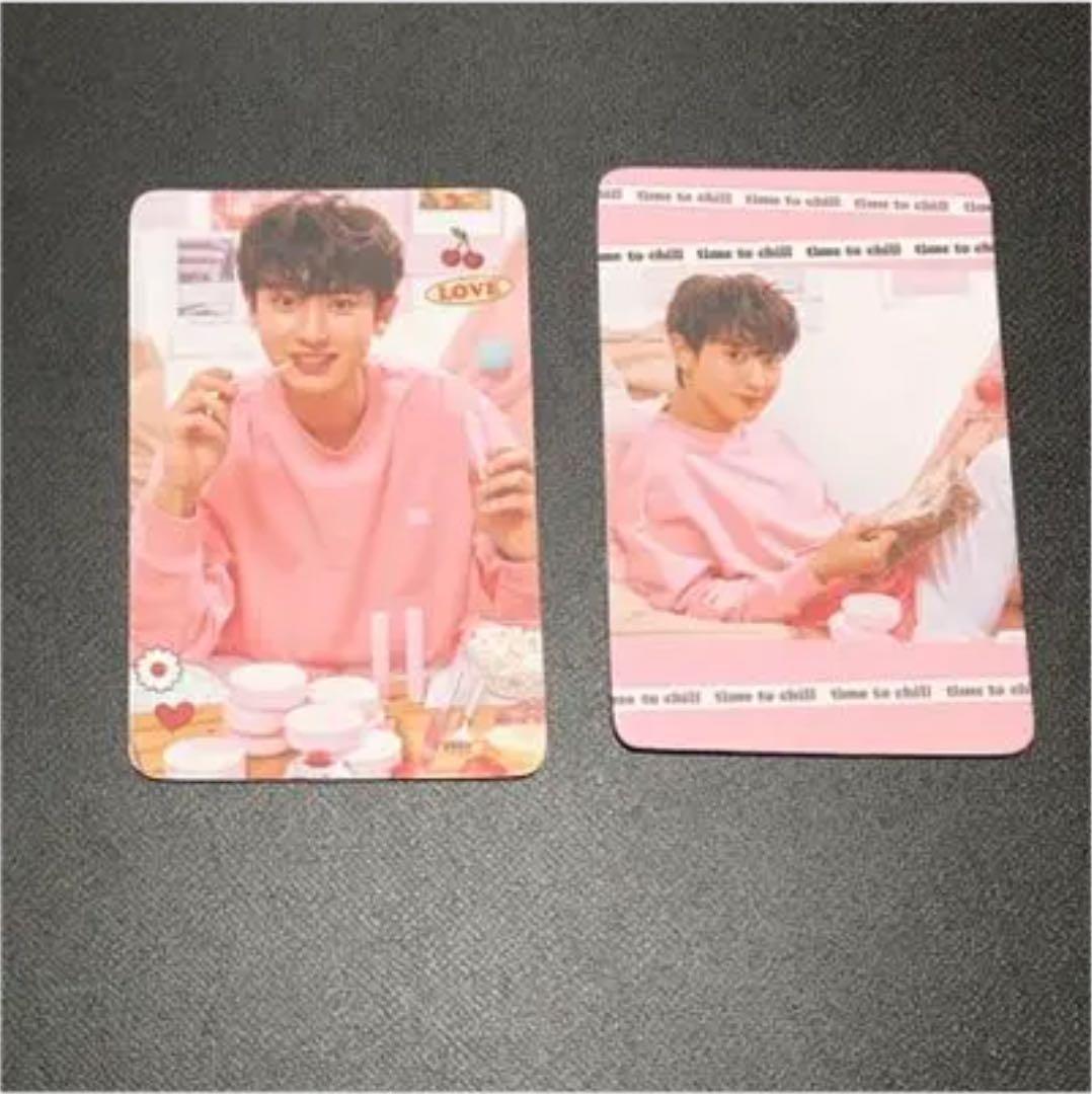 nacific チャニョル インドネシア限定 ピンク トレカ ポスター セット