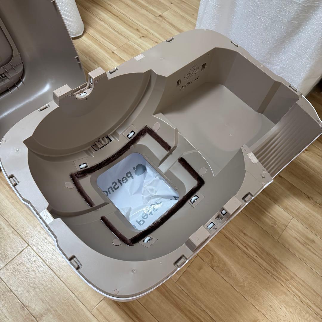 Pety 全自動猫トイレ ブラウン 未使用 ドーム型 多頭飼い