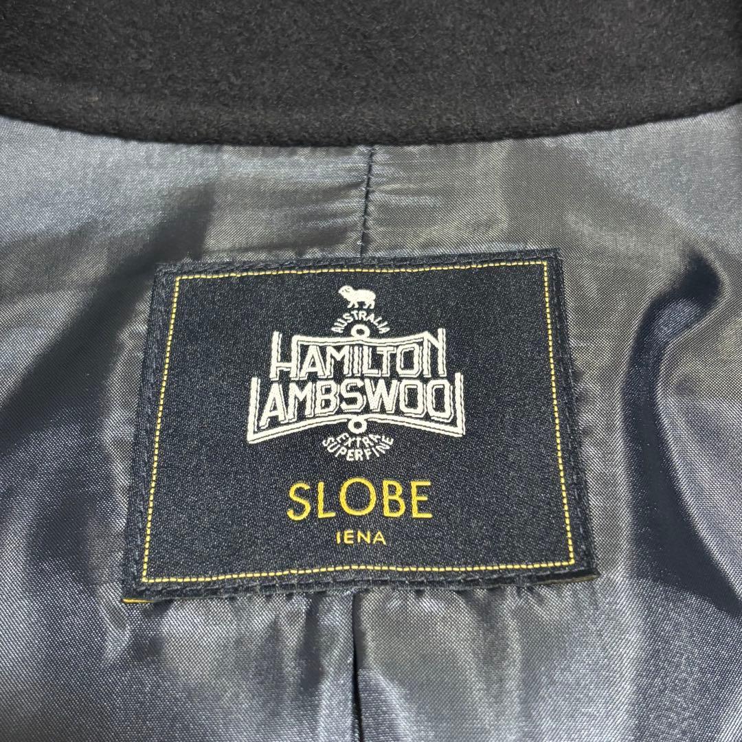 未使用級 スローブイエナ ダブルフェイスロングチェスターコート L相当