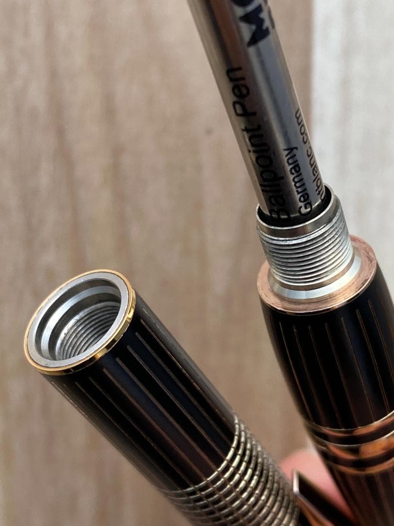 入手困難 美品 モンブラン スターウォーカー レッドゴールド メタル ボールペン