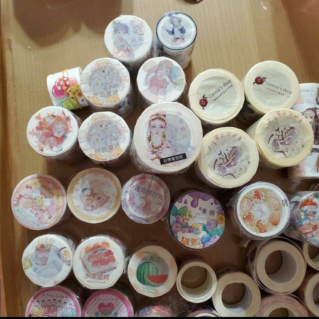 海外マステ　人物　食べ物　未使用　中古　38点