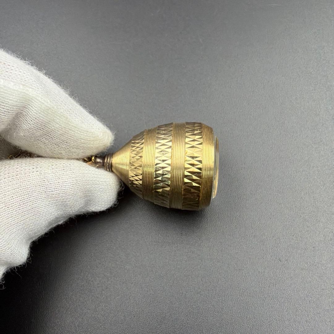 希少 SEIKO / セイコー 手巻き ペンダントウォッチ ゴールド×グリーン