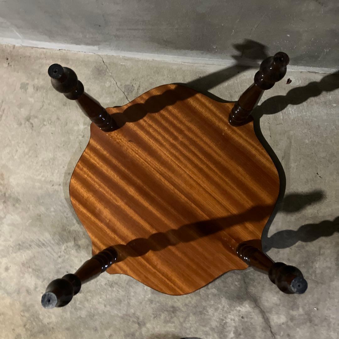 ヴィンテージ 象嵌 サイドテーブル ナイトテーブル アンティーク