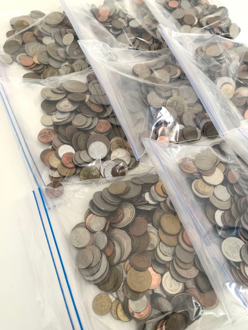 外国　約10キロまとめ　※おまけで旭日銀貨