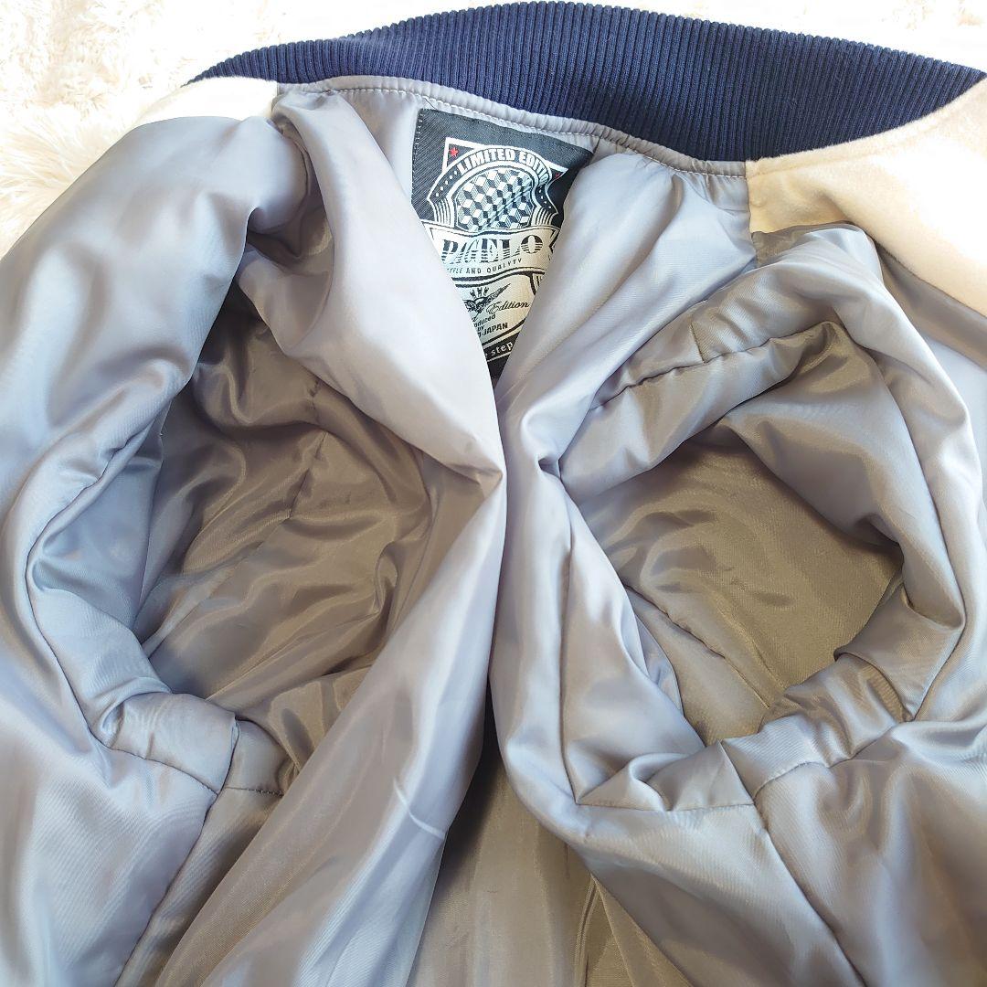 【極美品】パジェロ ワッペン ロゴ刺繍 フルジップ ブルゾン ジャケット L