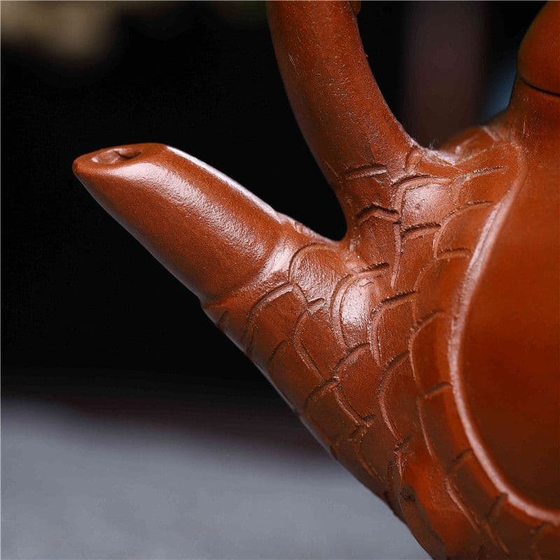 猿の壺紫砂壺 中国古美術  紫泥急須・茶壺・茶道具置物・古置物