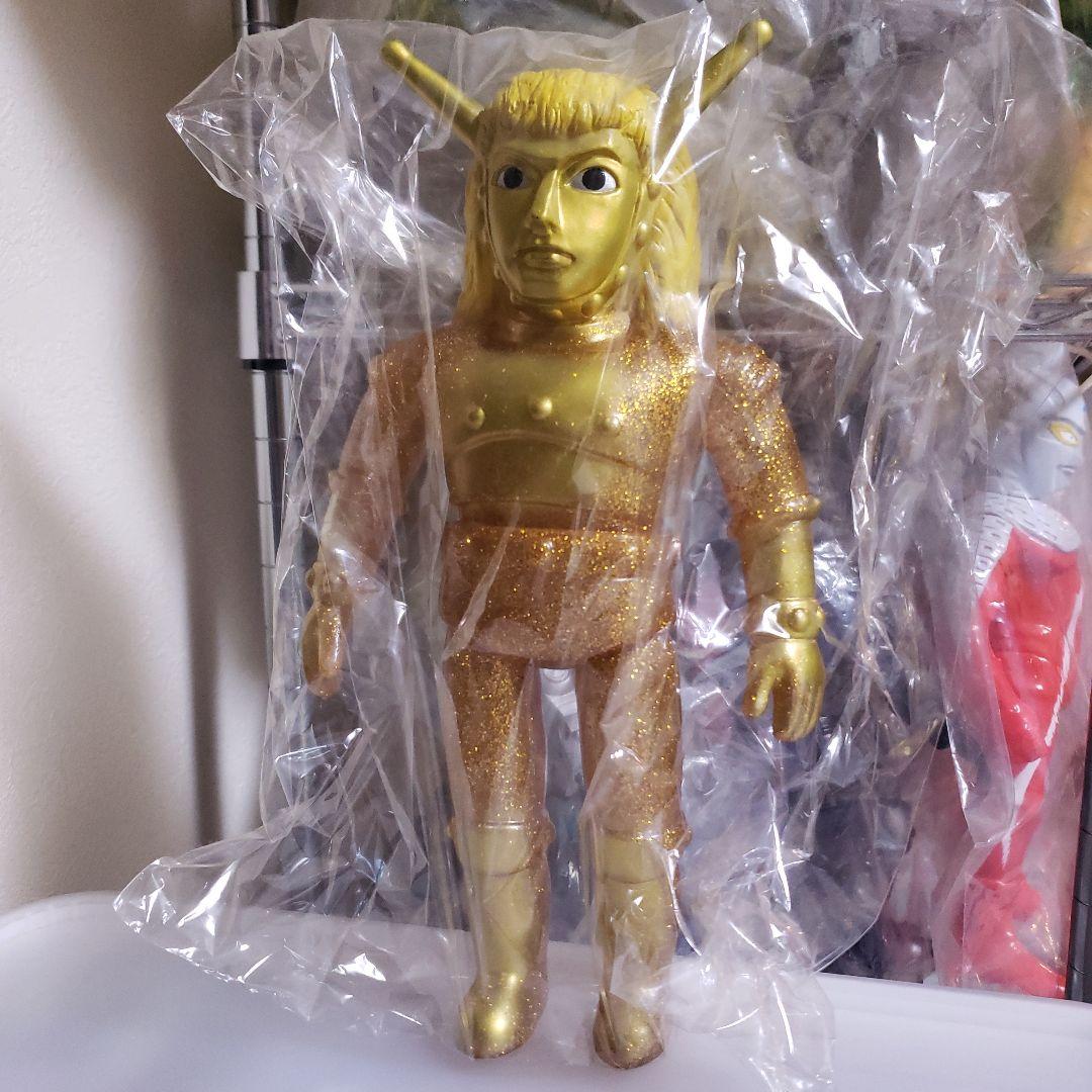 マーミッド　ソフビ　マグマ大使　ゴールド グリッター フィギュア