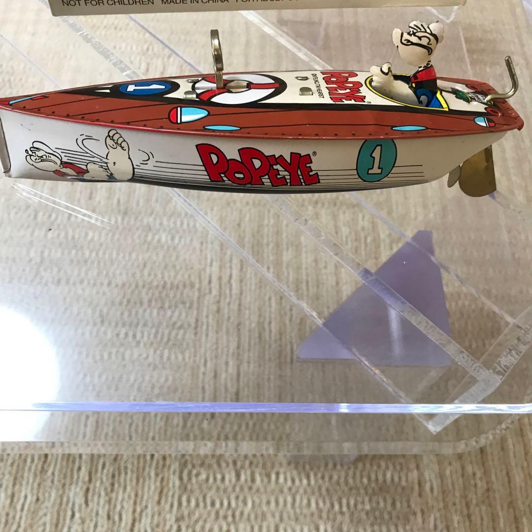 ポパイ　ブリキ　ボート