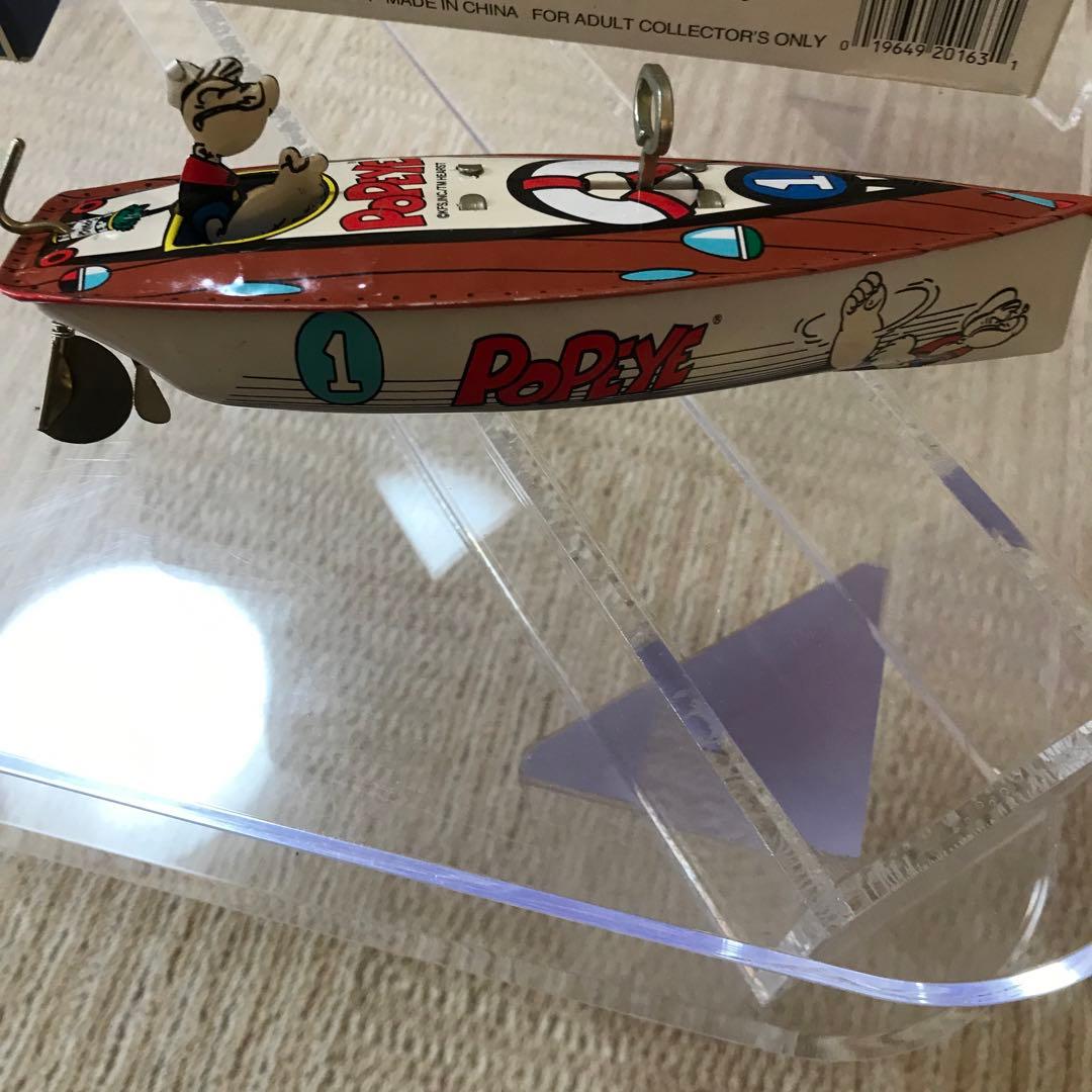 ポパイ　ブリキ　ボート
