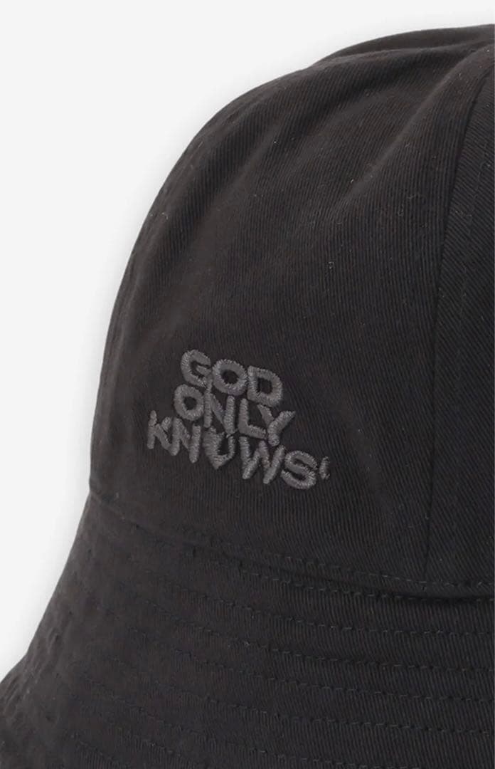 GOD ONLY KNOWS バケットハット(黒) 岩田剛典
