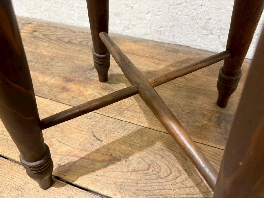 1185 ビンテージ　ハイスツール　丸椅子　イス　古家具　レトロ　アンティーク