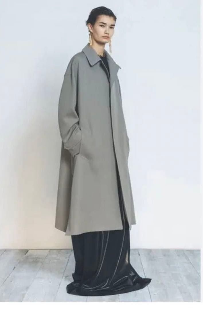 THE RERACS バルカラーコート　グレージュ
