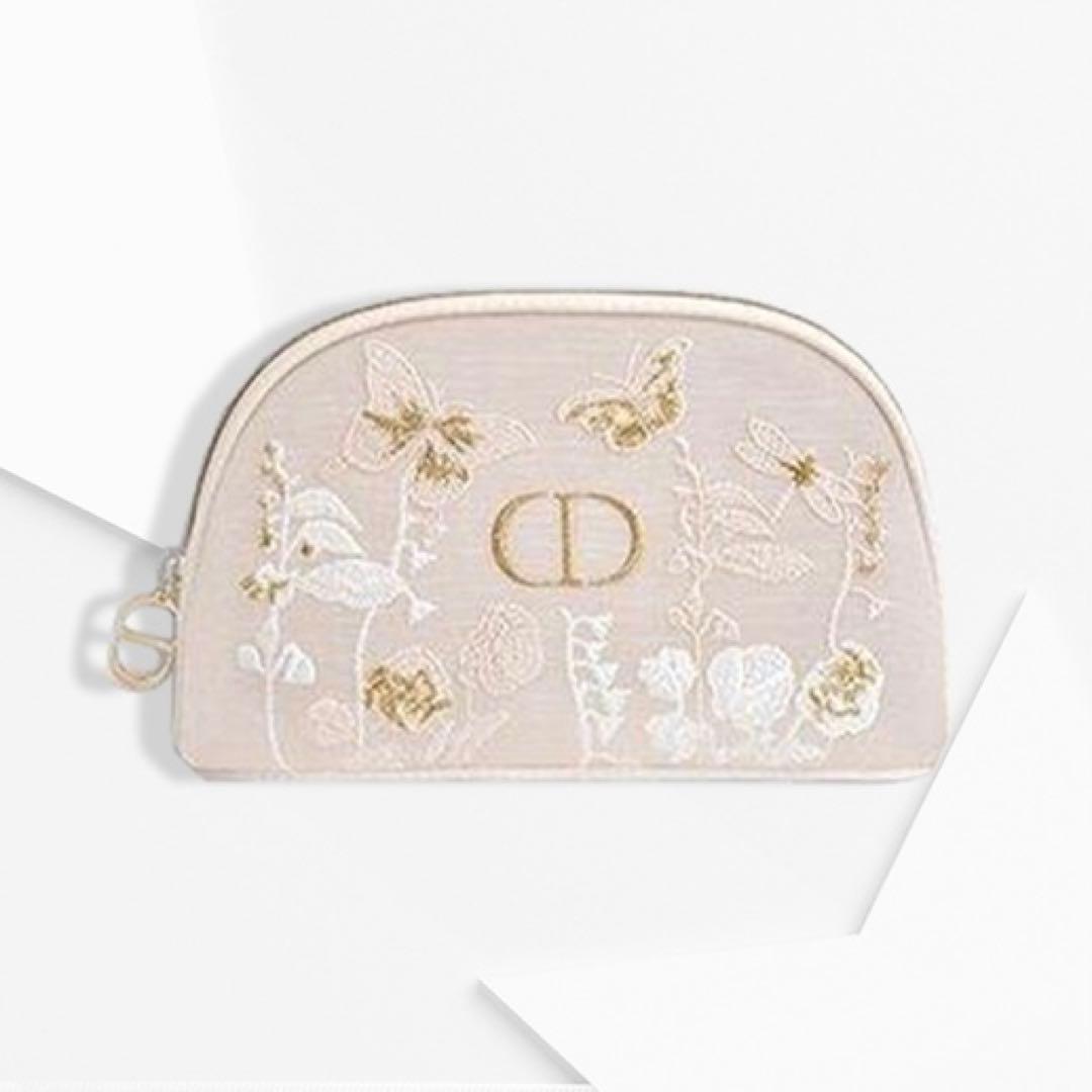 新品 Dior マザーズデイ ディオールオリジナルポーチ 刺繍ポーチ ノベルティ
