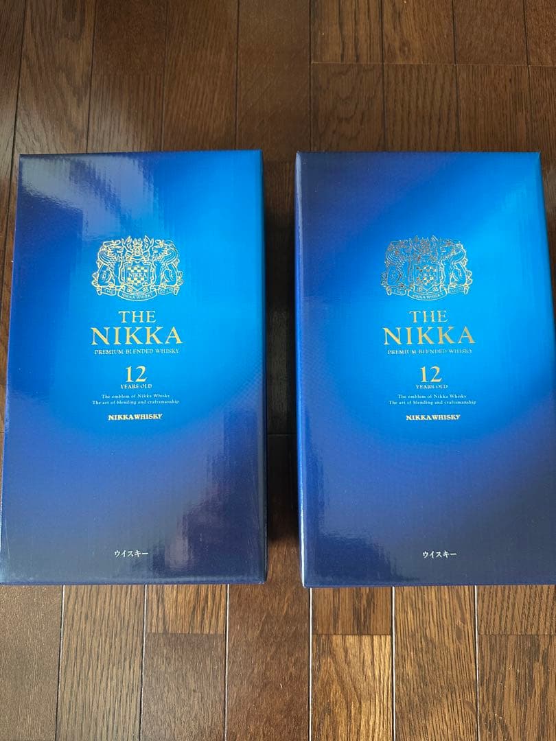 【終売品】 THE NIKKA ザニッカ12年　7本（化粧箱入2本、箱無し5本）