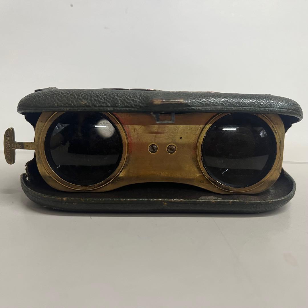 アンティーク 双眼鏡 銀製 シルバー イギリス 英国 バーミンガム スコープ