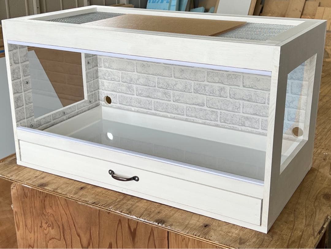 新品　送料込　木製ケージ　ハリネズミ　ハムスター　小動物　カスタムベースにどうぞ